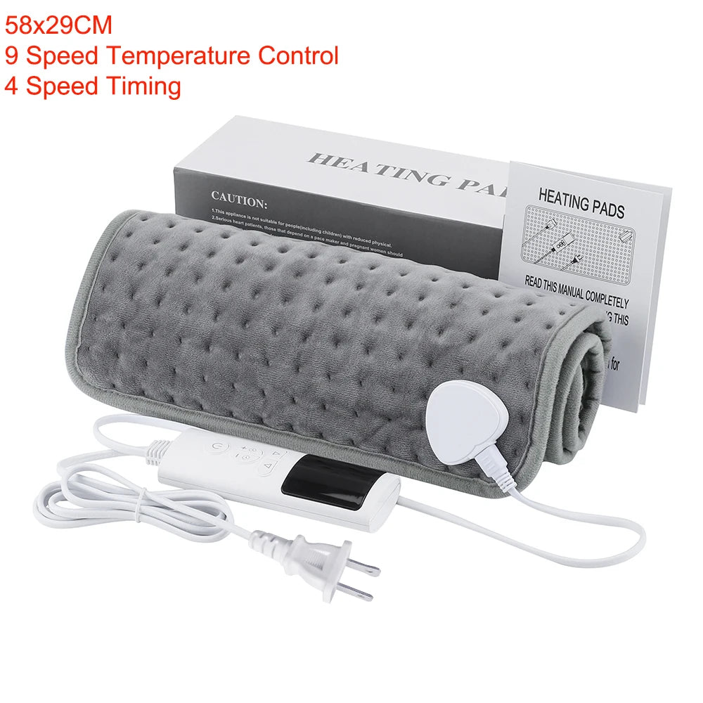 Electric Heating Blanket Washable Soft Thermal Pad for Winter 22"x11"