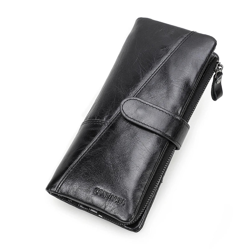 Women's Genuine Leather Wallet - Small Card Holder, Coin Purse, Money Bag