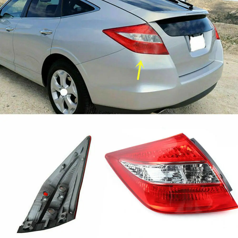 Left Driver Side Tail Light Assembly for 2010-2012 Honda Crosstour – Halogen OEM