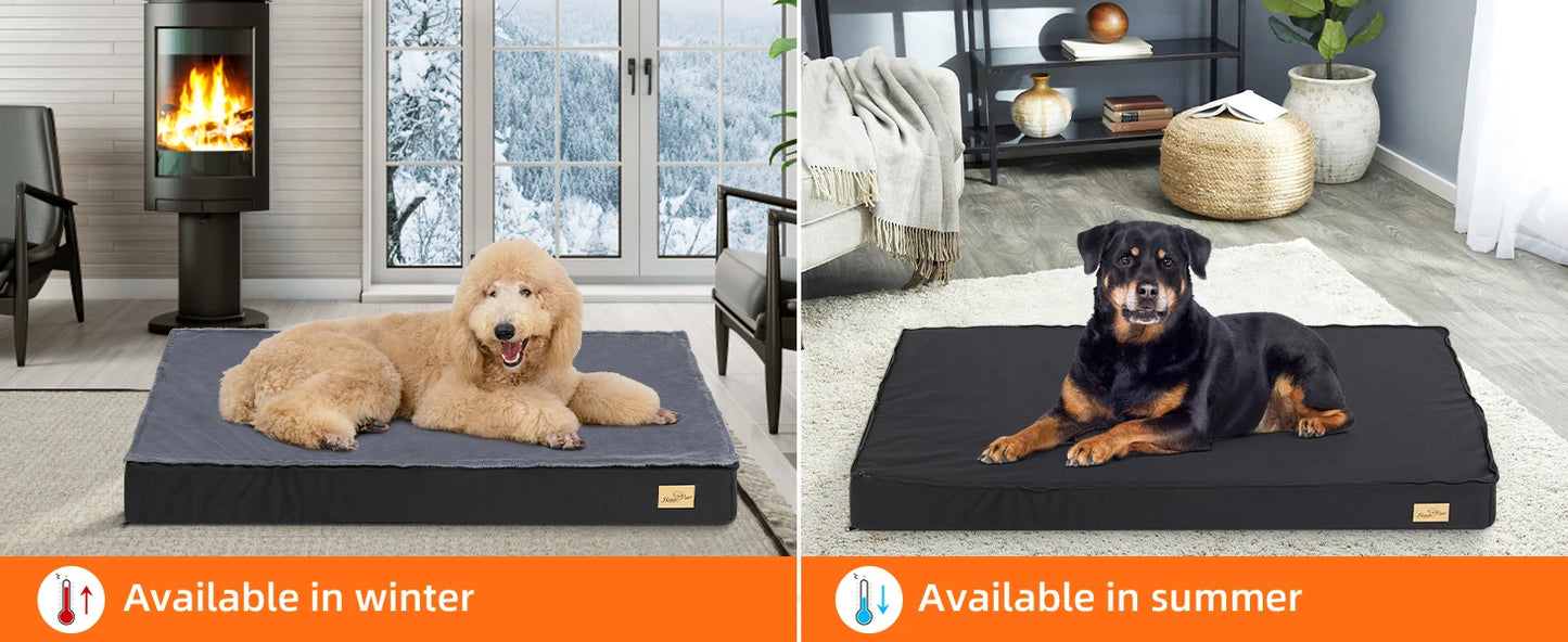 Orthopedic Dog Bed for Large Dogs – Waterproof, Non-Slip, and Machine Washable