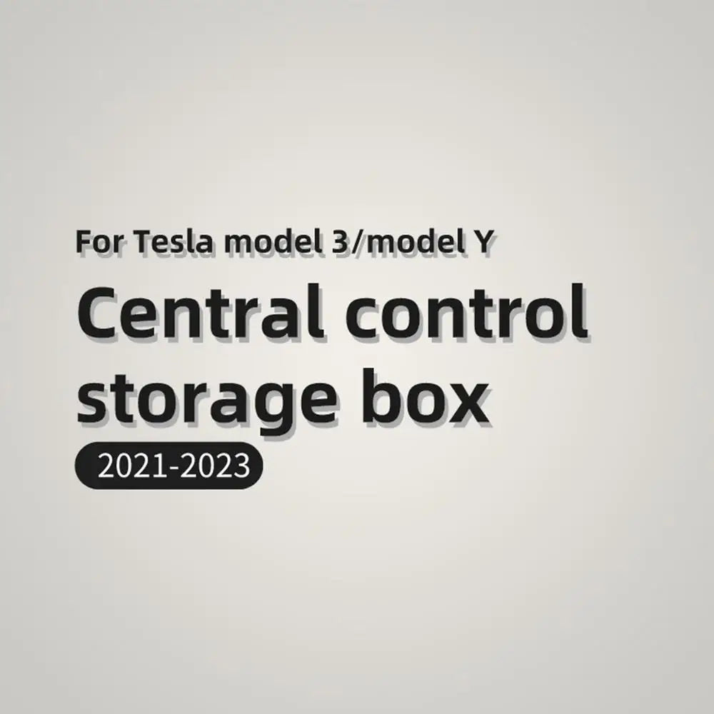 Tesla Model 3/Y 2021-2022 Center Console Storage Box with Cup Holder Organizer