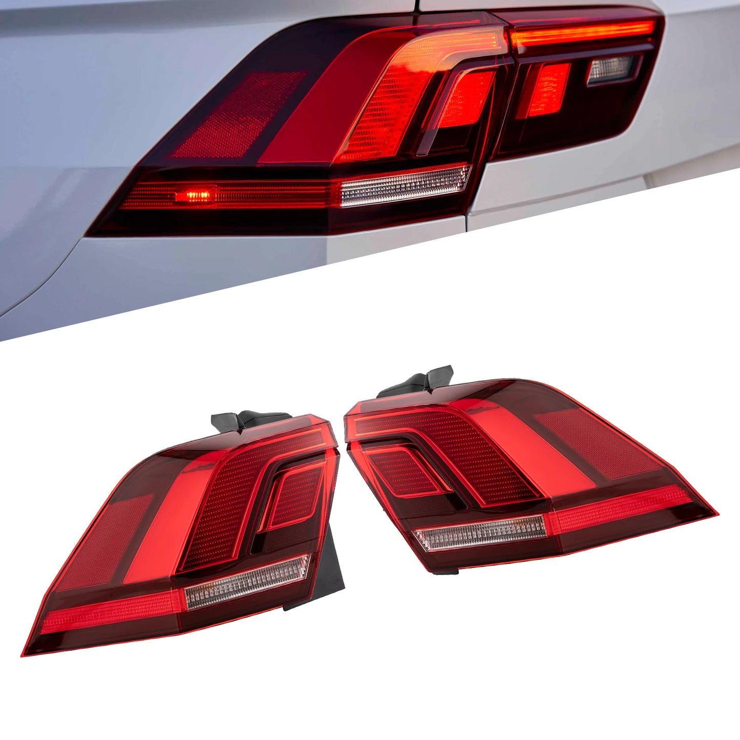 Outer Tail Light for 2018-2023 VW Tiguan – Halogen Rear Lamp (Left or Right)