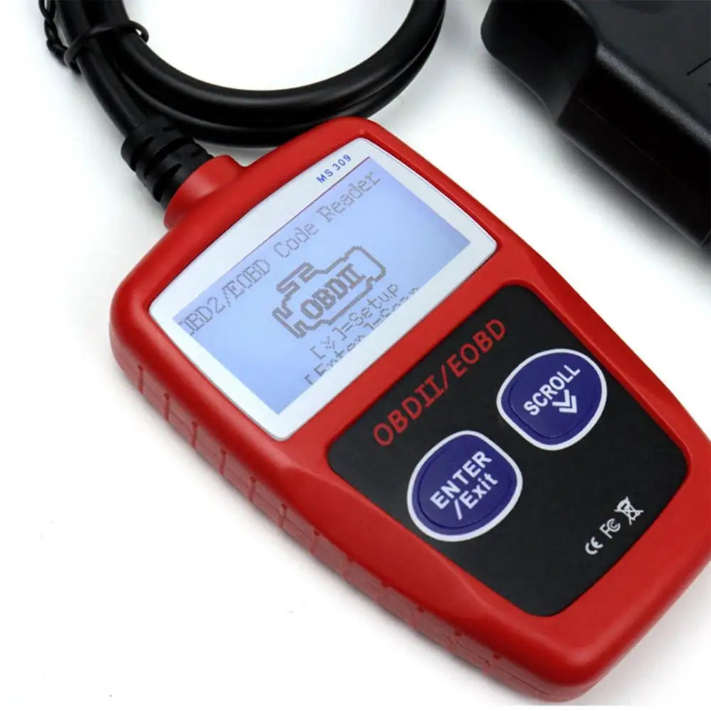 OBD2 Car Diagnostic Scanner with LCD Display for SUVs, Cars & Trucks