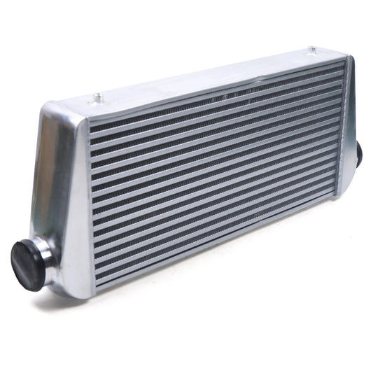 Universal Turbo Intercooler Front Mount 24"x12"x4" Aluminum Charge Air Cooler