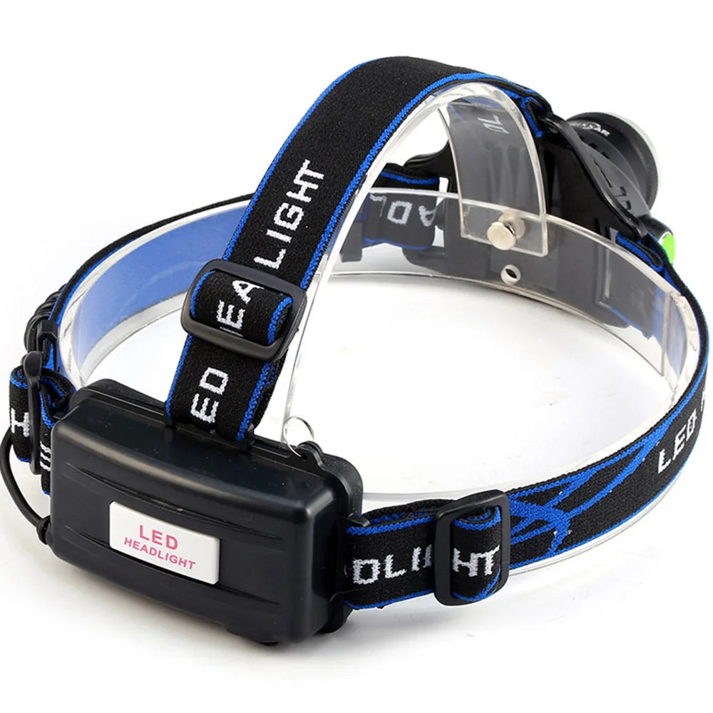 ZK40 LED Headlamp, USB Rechargeable, Waterproof, Zoomable, for Camping