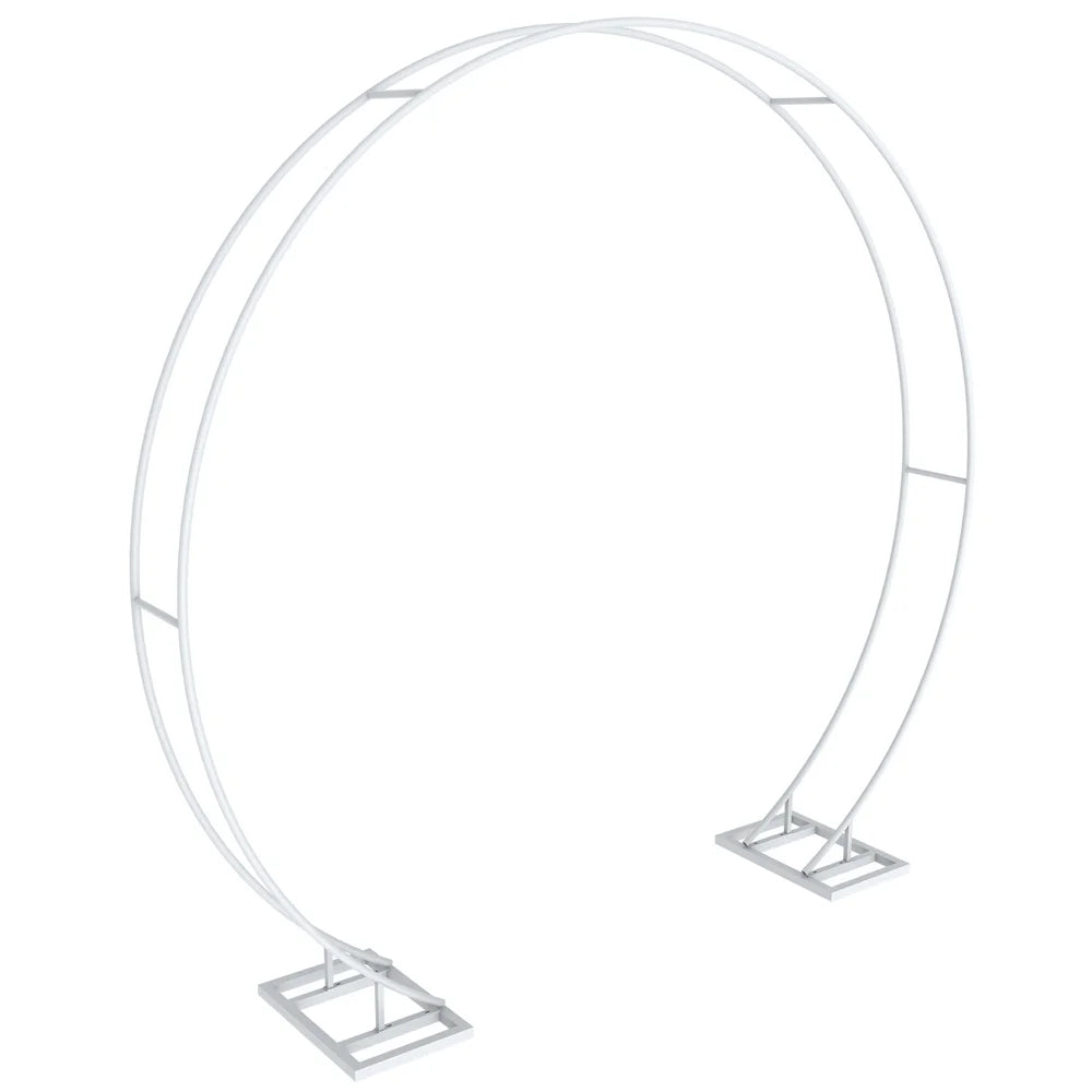 Wedding Archway Decoration – Dual Circle Iron Arch for Events & Celebrations