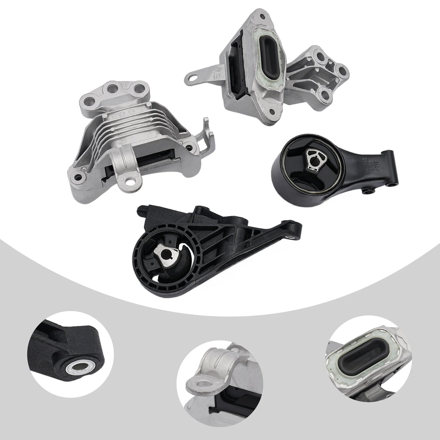 Engine & Transmission Mount Set for Chevrolet Cruze 2011-2016 1.8L Auto Trans