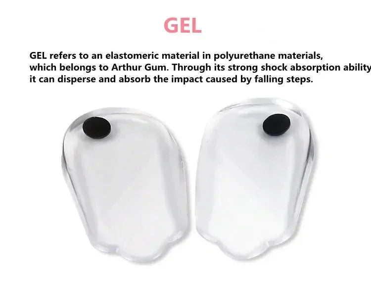 Orthopedic Silicone Gel Insoles, O/X Leg Correction, Magnet Massage, 1 Pair