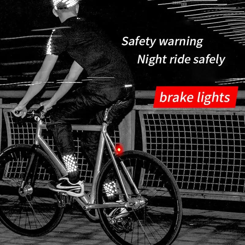 Mini Bike Brake Light, High Brightness LED, Automatic Brake Sensing, IPX5