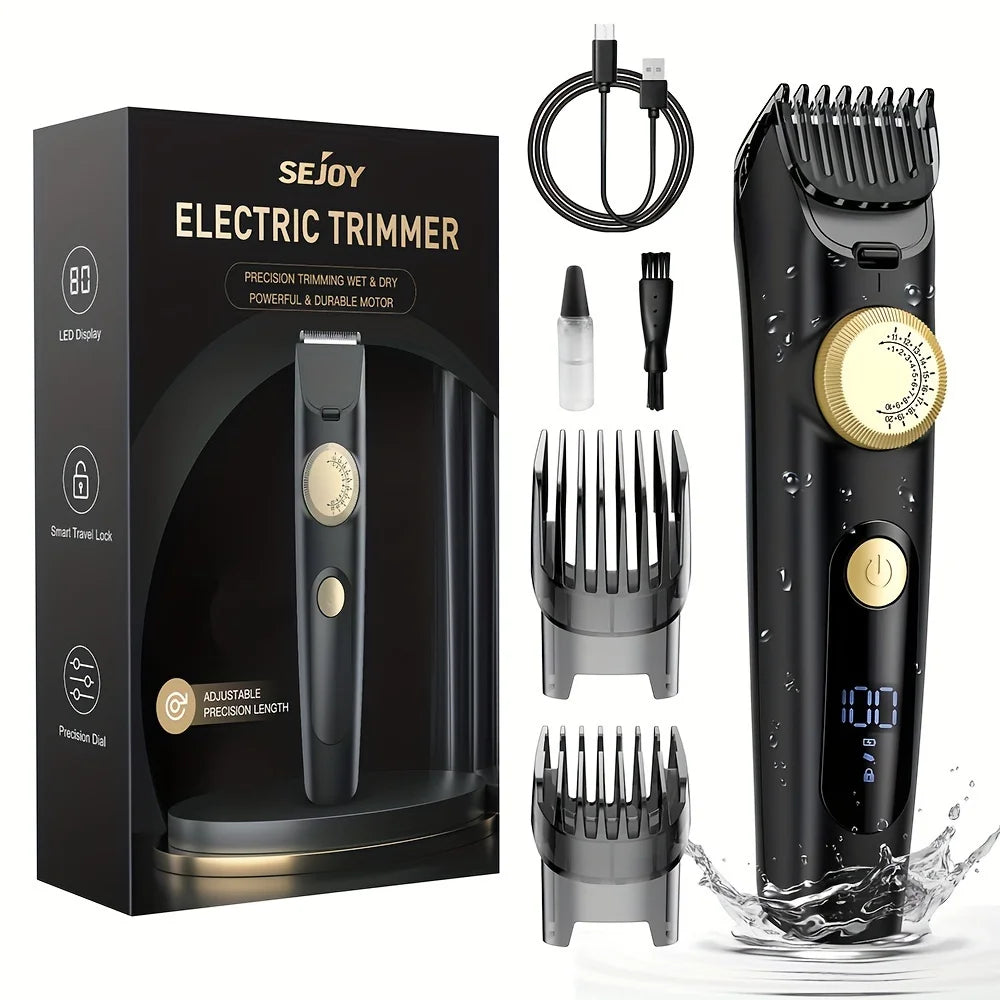 Professional Electric Hair Clippers for Men - Beard, Hair, Body, and Arm Trimmer