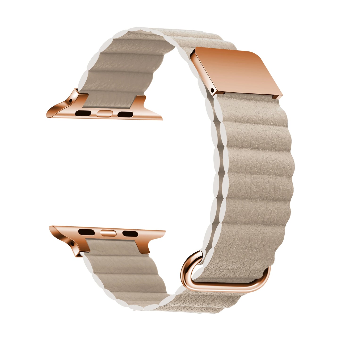 Leather Loop Strap for Apple Watch Ultra 38mm-49mm Magnetic Bracelet