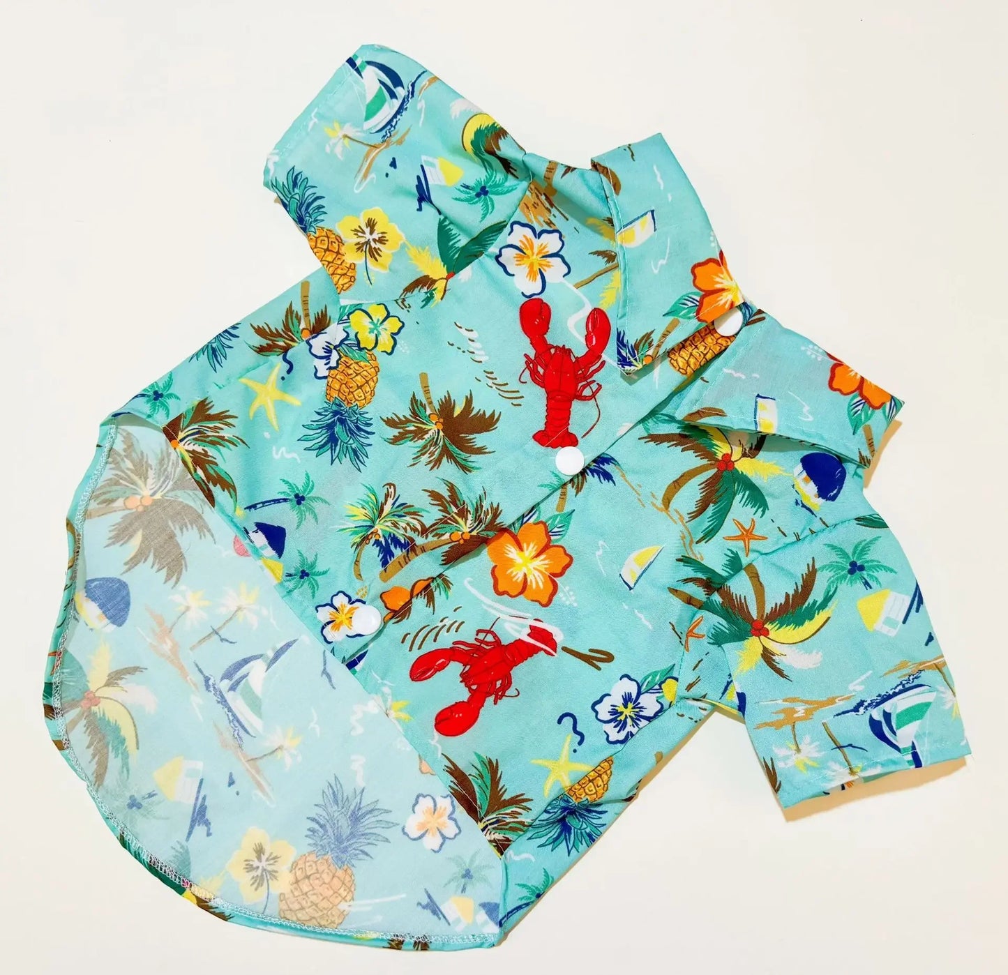 Pet Beach Wear Hawaiian Shirt Pet Dog Cat Four Seasons Shirt Clothing Supplies