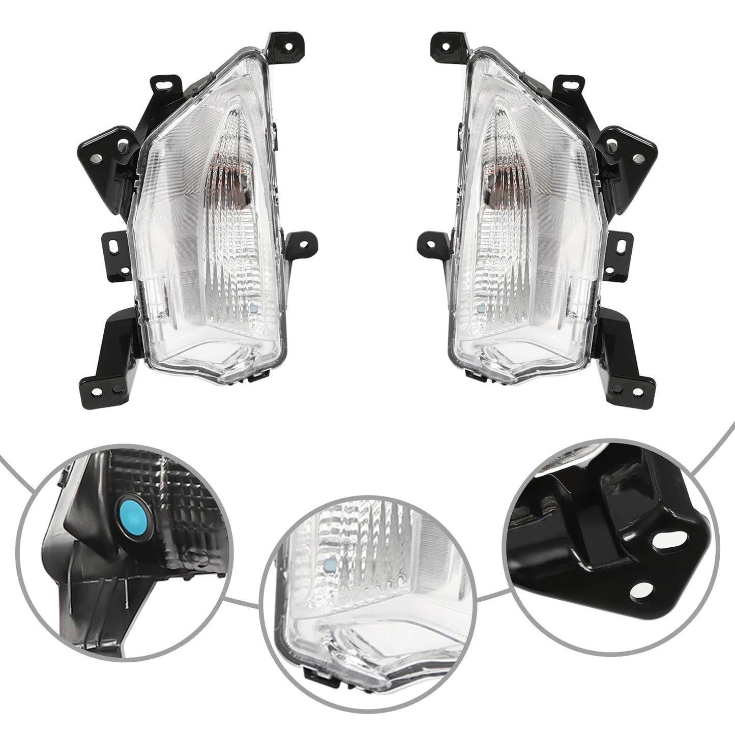 Halogen Fog Lights with DRL for 2022-2023 Chevrolet Equinox | Left & Right Pair