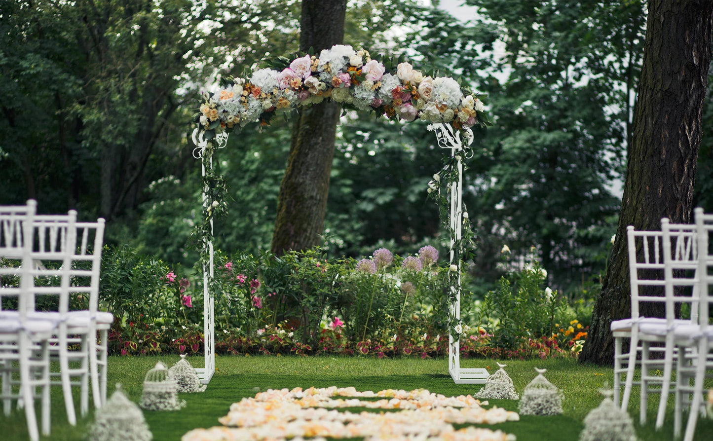 Glam Wedding Arch Stand – Elegant Backdrop for Weddings and Events