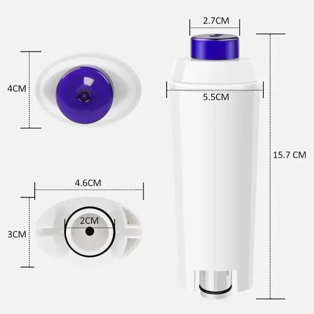 CMF006 Coffee Water Filter for DeLonghi DLSC002 EC680 EC800 ECAM ESAM Compatible