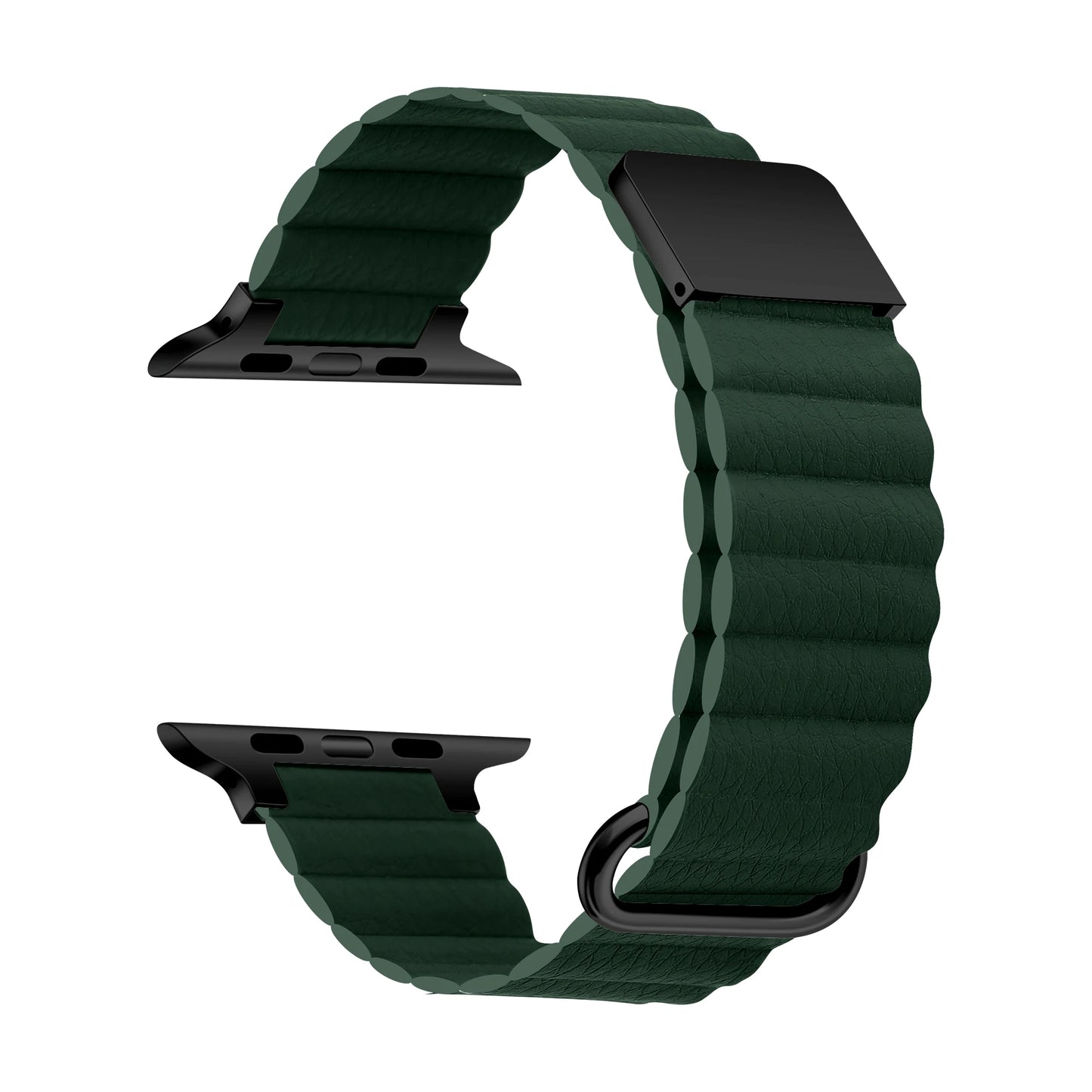 Leather Loop Strap for Apple Watch Ultra 38mm-49mm Magnetic Bracelet