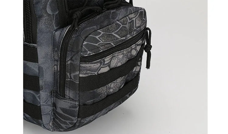 Outdoor Tactical Chest Bag, Small Waterproof Camouflage Shoulder Bag for Men