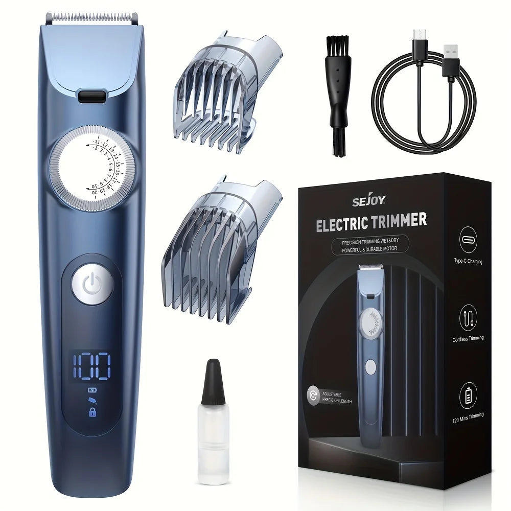 Professional Electric Hair Clippers for Men - Beard, Hair, Body, and Arm Trimmer