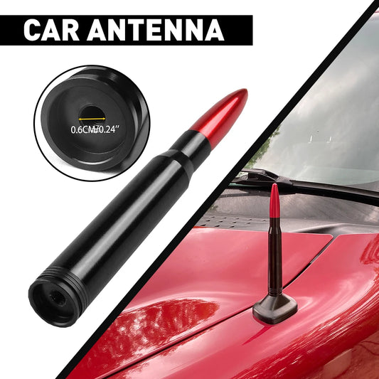 Silver Bullet Antenna for Cars, Motorcycles, Boats, and Campers - FM Radio