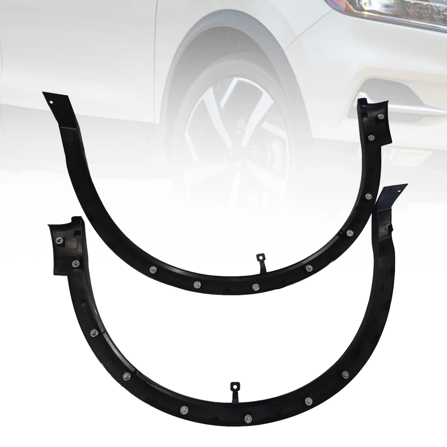 Front Fender Flare Trim Molding for 2017-2021 Nissan Rogue Sport - Left & Right