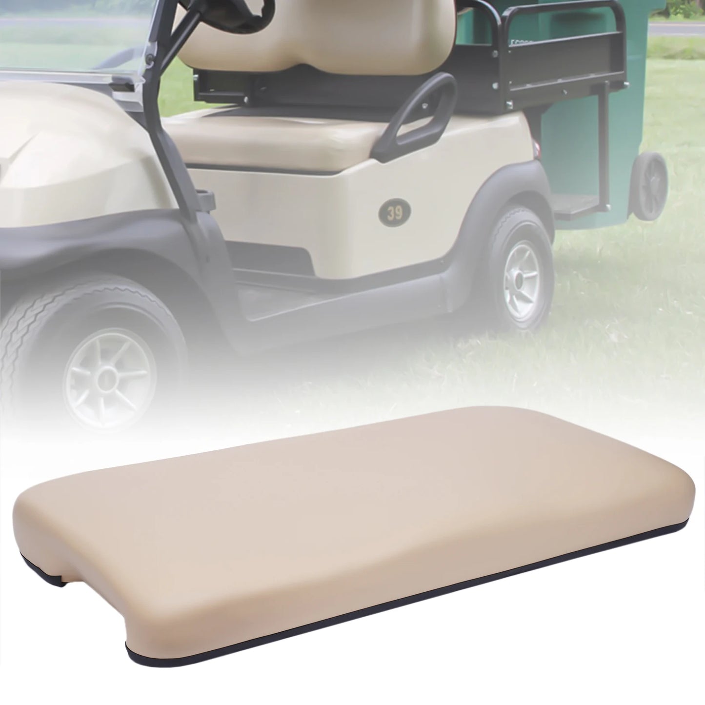 Front Seat Cushion for Club Car Precedent 2004+ Golf Carts - Beige