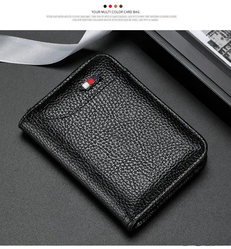 Men's RFID Blocking Card Holder – Compact & Stylish Wallet