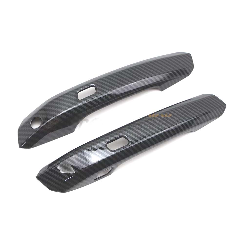 Car Door Handle Cover Trim for Audi Q5 A4 B9 A5 F5 2017-2022 Carbon Fiber Style