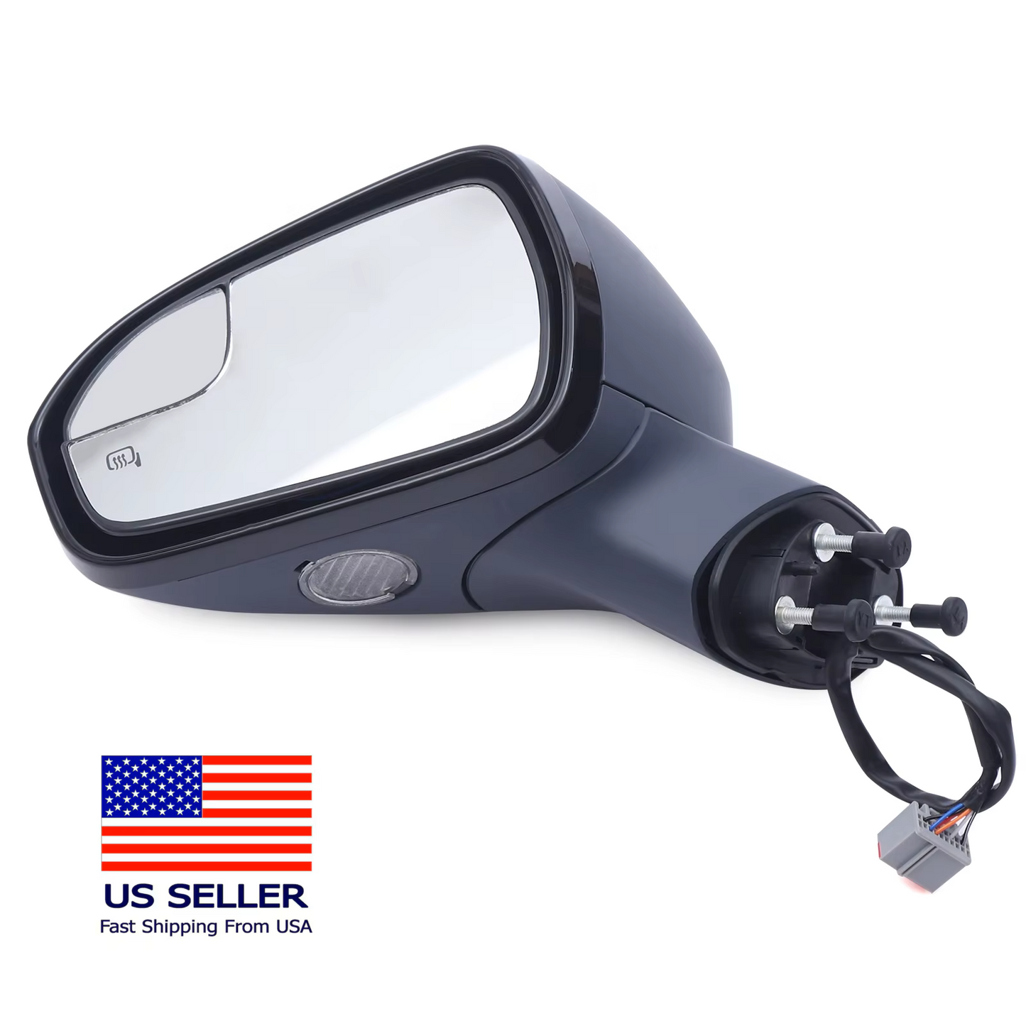 Left Side Power Mirror for Ford Fusion 2013-2016 with Blind Spot and Puddle Light