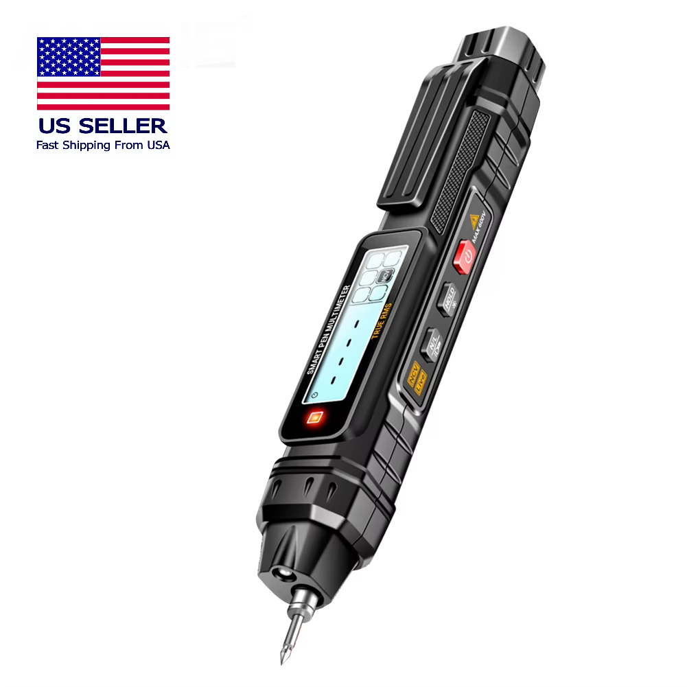 Digital Pen Multimeter 4000 Counts – Voltage, Resistance, NCV Tester with Torch