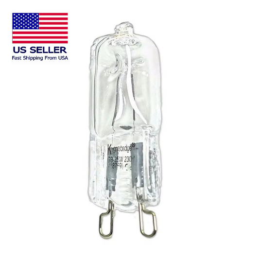 G9 40W Halogen Oven Light Bulb - High Temp Resistant for Ovens & Refrigerators